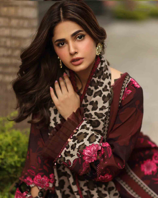 Charizma C-Prints Luxury Khaddar Unstitched 3Pc Suit DD5-03