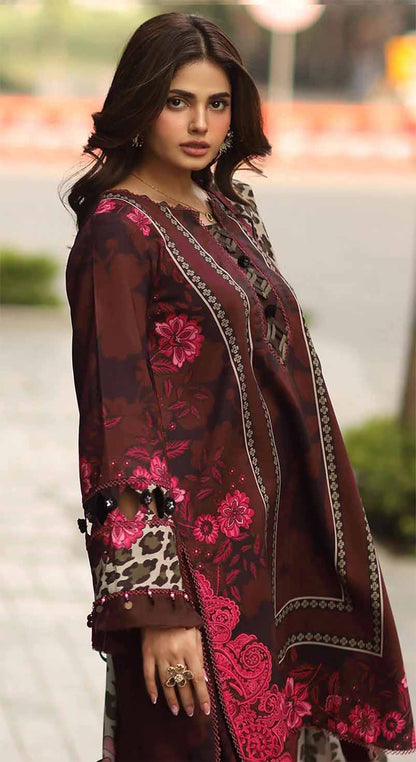 Charizma C-Prints Luxury Khaddar Unstitched 3Pc Suit DD5-03
