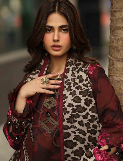 Charizma C-Prints Luxury Khaddar Unstitched 3Pc Suit DD5-03