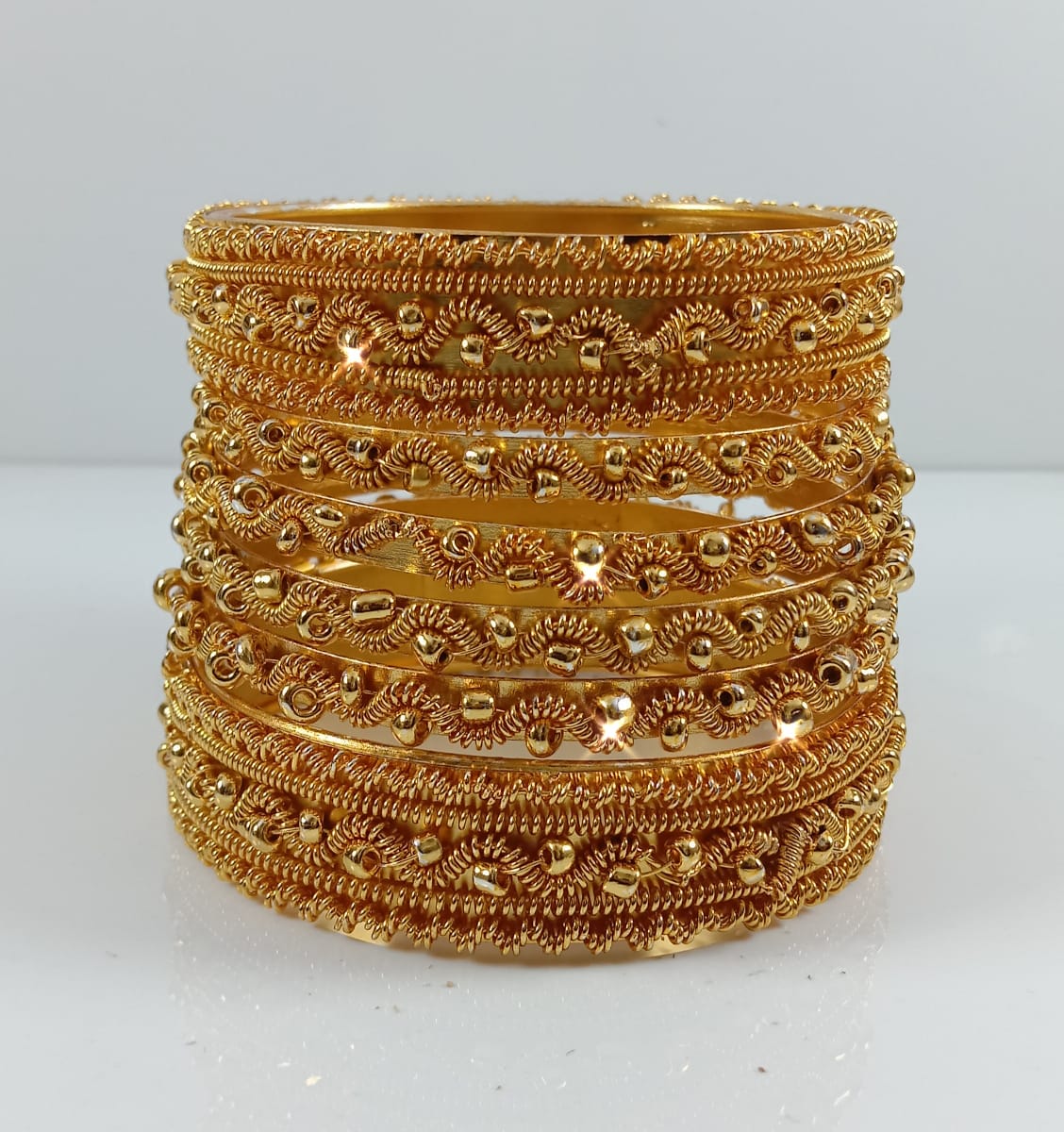 6 Piece Exquisite Traditional Bangles | Beautiful Bridal & Wedding Bangles for Women