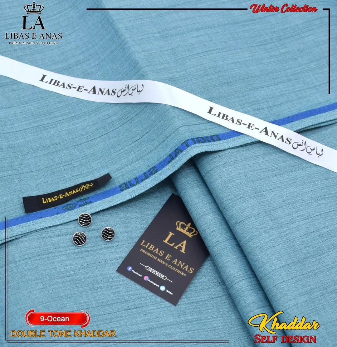 Men’s Unstitched Khaddar Textured Suit